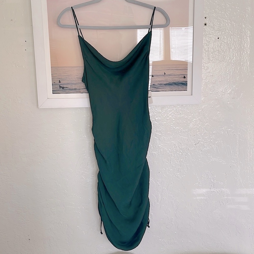 Emerald Green Slip Dress